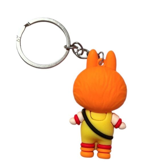 Cute Orange Labubu Heart Keychain FLASH SALE - Picture 2 of 2